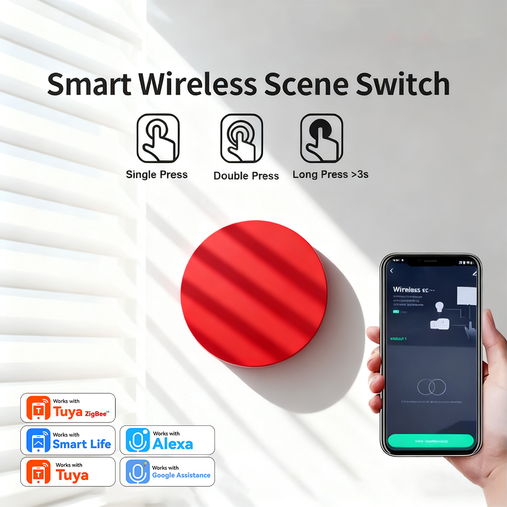 Smart Light Switch Wifi - For Tuya Zigbee Smart Wireless Scene