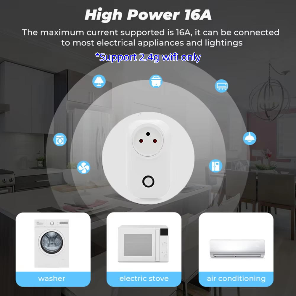 Tuya Smart Socket IsraeL Plug  - Smart Light Switch Wifi recension och pris