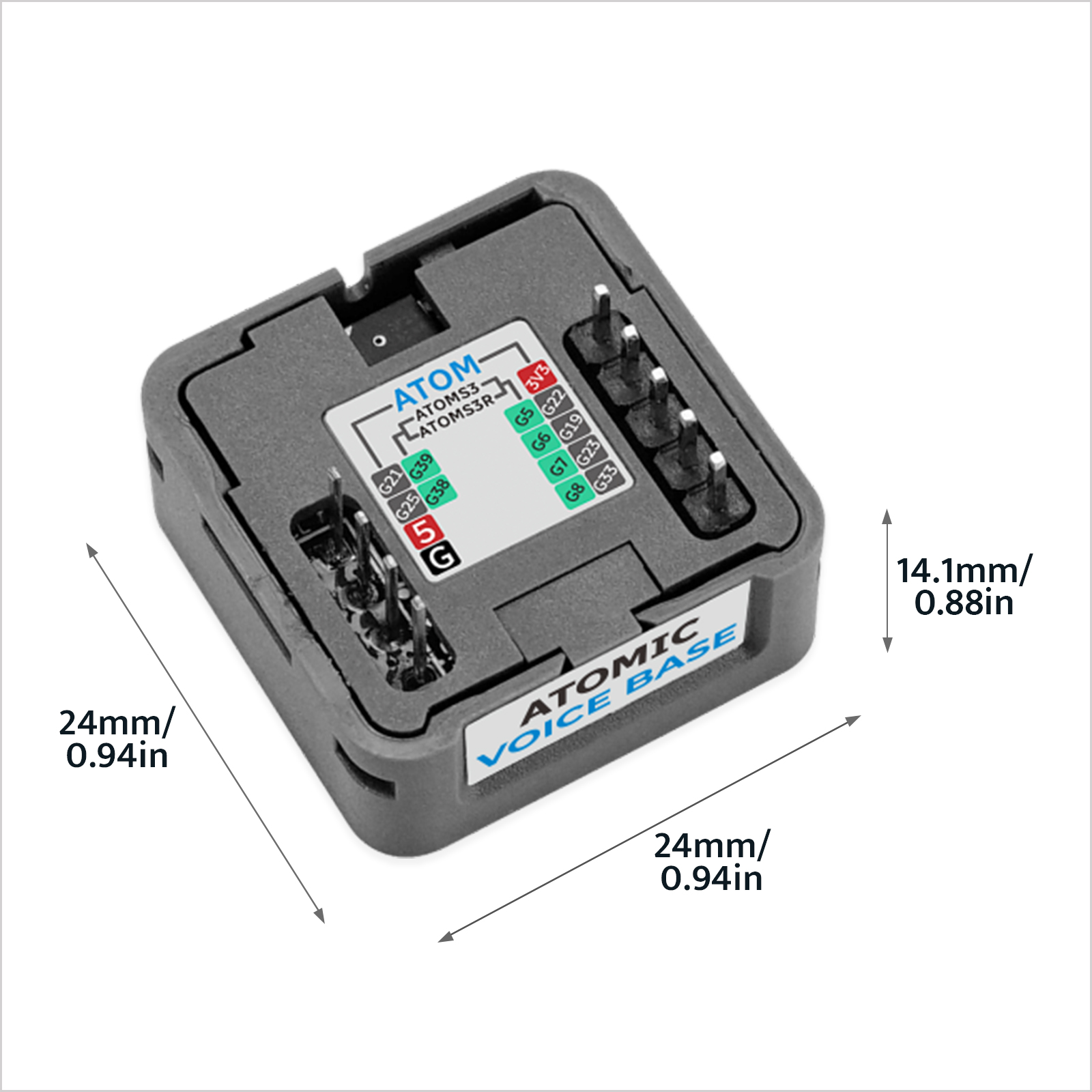 M5Stack Official Atomic Voice  - Electronics Project Kit recension och pris