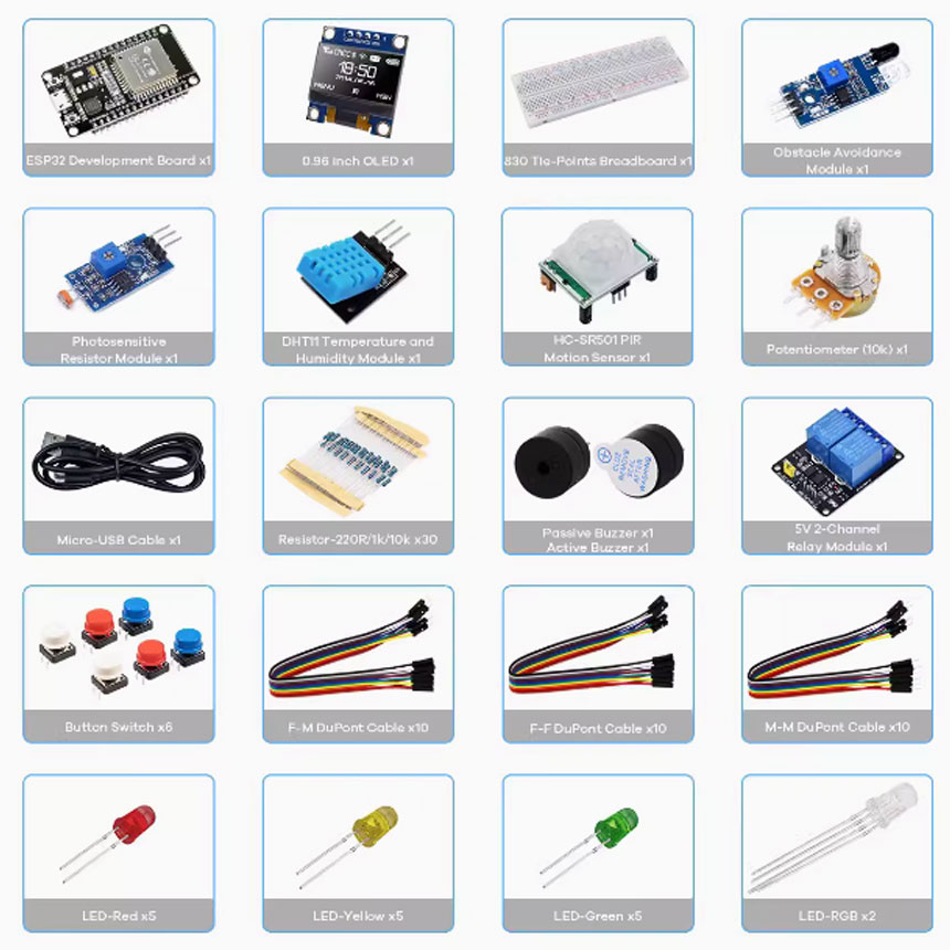 Creator Kit for  Projects Star - Esp32 Smart Home Kit recension och pris