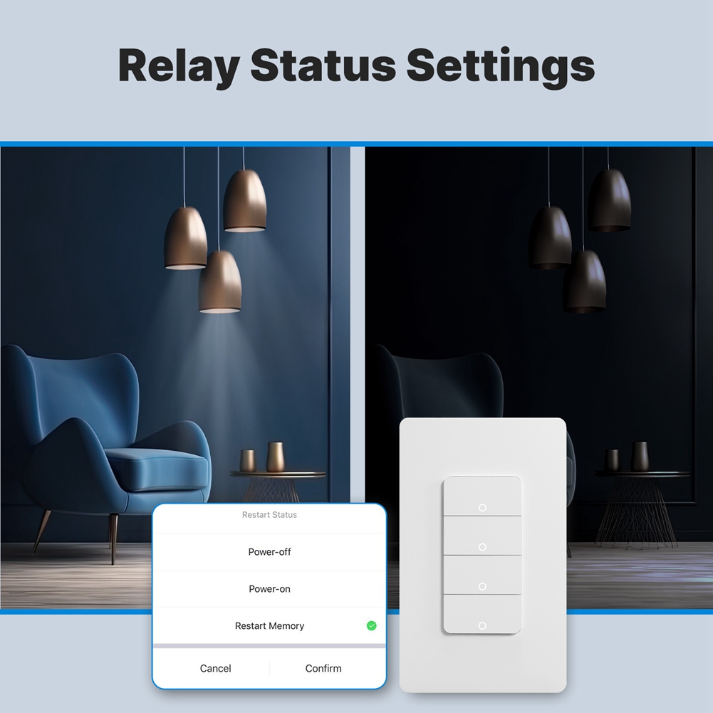 THIVN-Matter Wifi Smart Light  - Smart Light Switch Wifi recension och pris