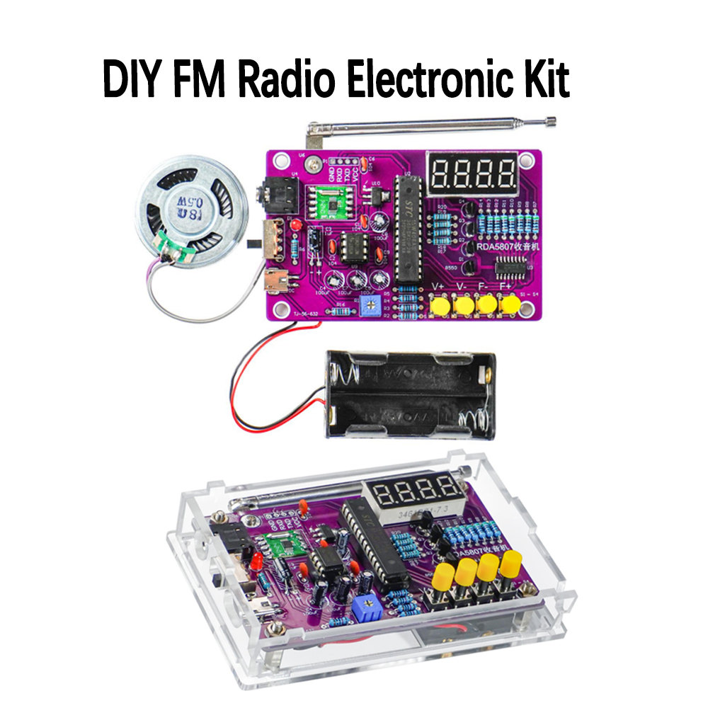 DIY FM Radio Electronic Kit 87 - Electronics Project Kit recension och pris