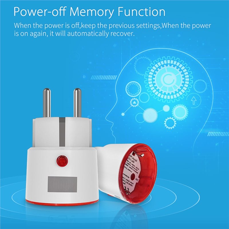 AT21-Tuya Wifi Smart EU Plug 1 - Wifi Smart Plug recension och pris
