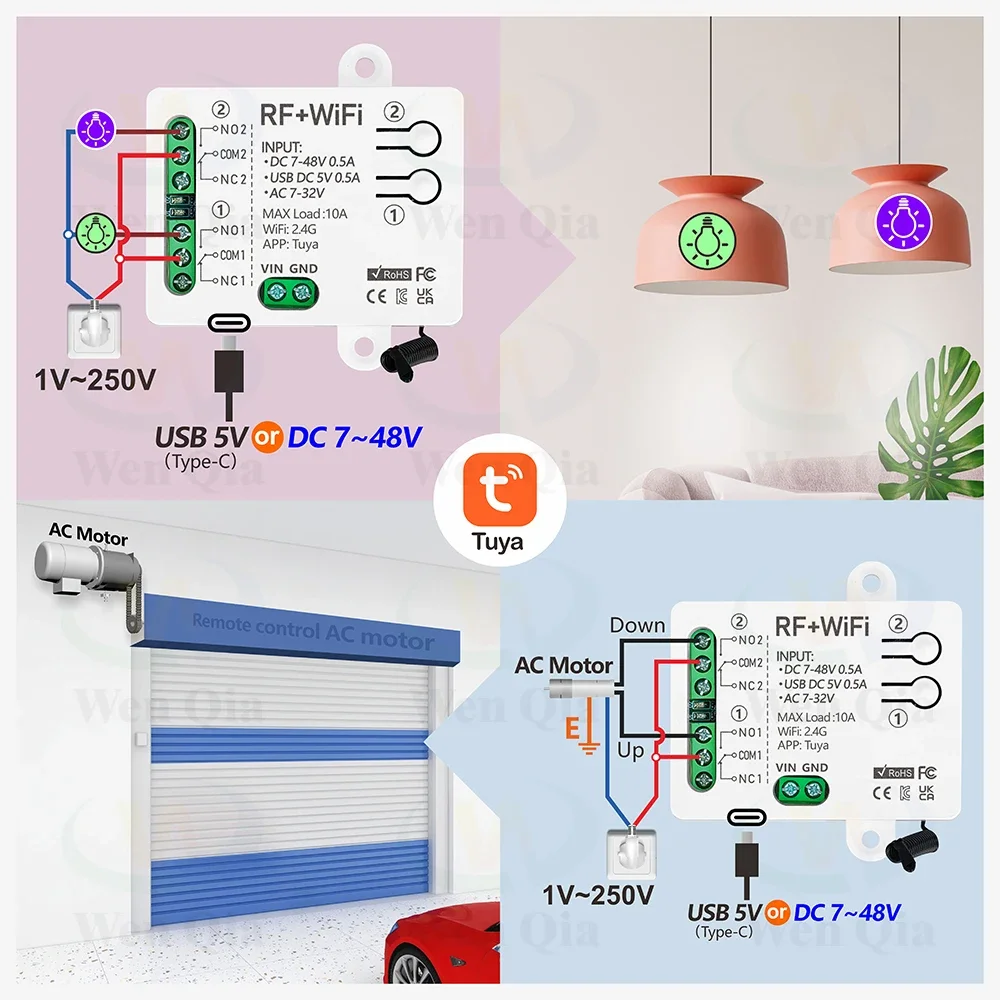 2CH Smart Light Switch Tuya,Wi - Smart Light Switch Wifi recension och pris