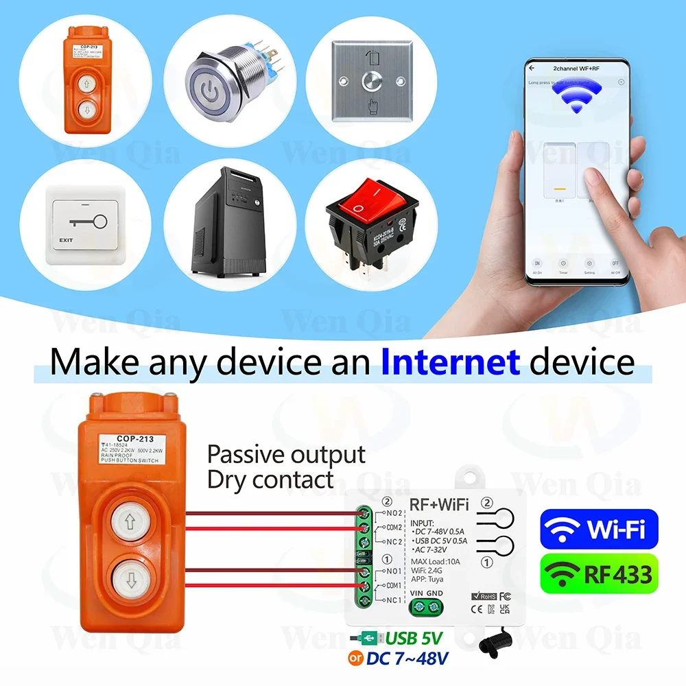 2CH Smart Light Switch Tuya,Wi - Smart Light Switch Wifi recension och pris