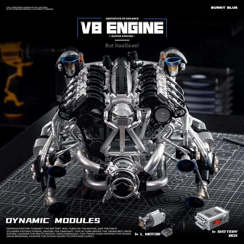 V8 Engine Building Kit for Adu - Stem Robotics Kit recension och pris