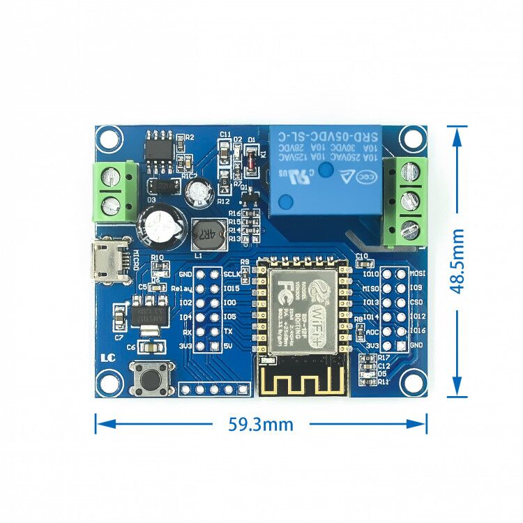 DC5-80V Power Supply ESP8266 W - Esp8266 Relay Module recension och pris