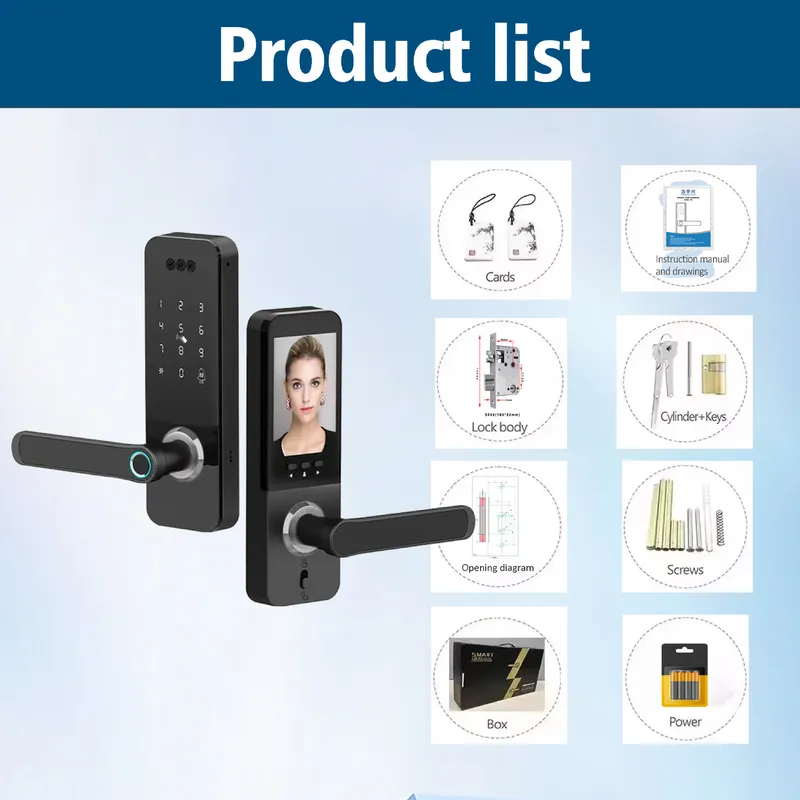 Household Facial Recognition L - Smart Door Lock Wifi recension och pris