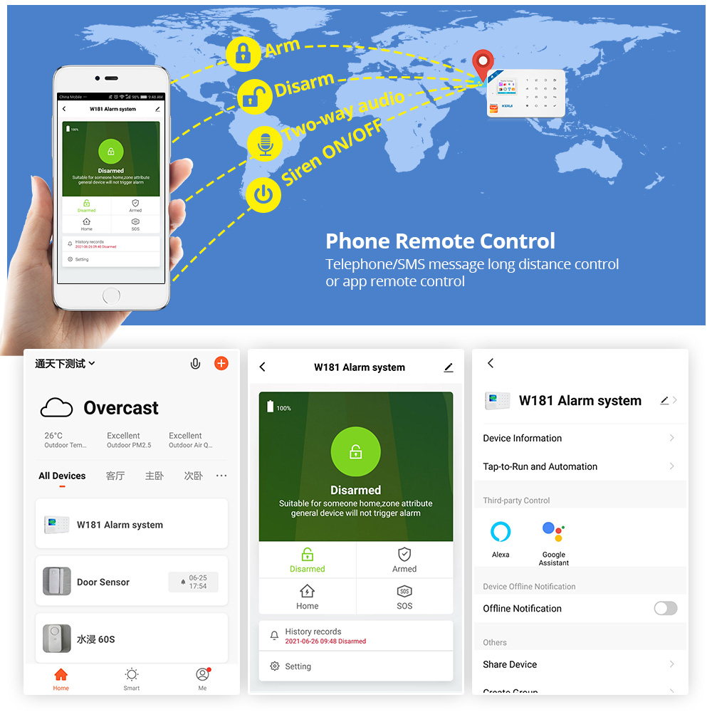 KERUI Security Alarm System Ki - Smart Home Automation Kit recension och pris