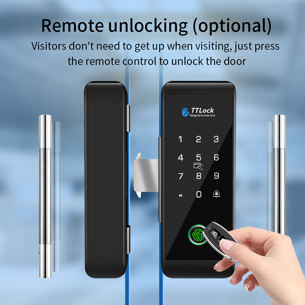 TTLOCK Smart Glass Lock Finger - Smart Door Lock Wifi recension och pris