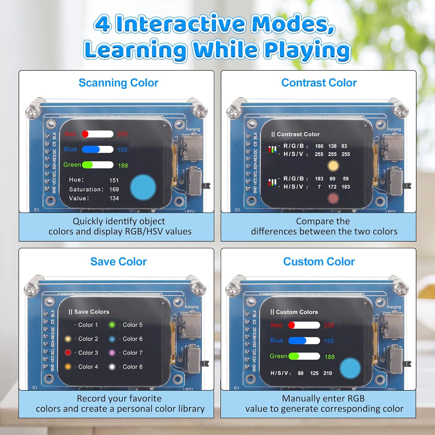 DIY Color Recognition Solderin - Esp32 Smart Home Kit recension och pris