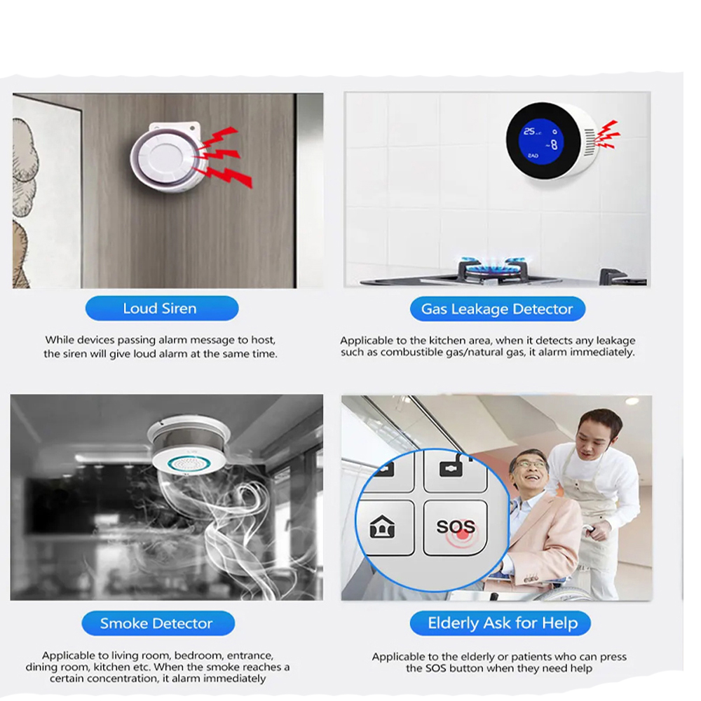 PGST 4G Tuya Smart Home Alarm  - Smart Home Automation Kit recension och pris