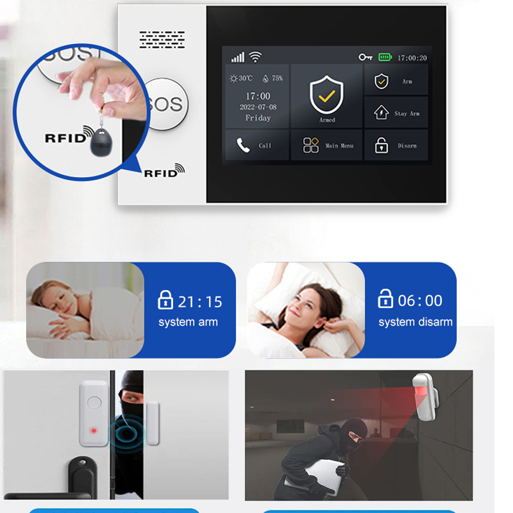 PGST 4G Tuya Smart Home Alarm  - Smart Home Automation Kit recension och pris